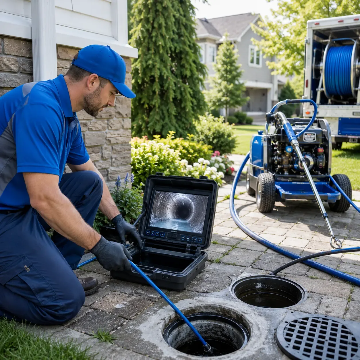 Outdoor drain cleaning professionals serving Lewisville, NC
