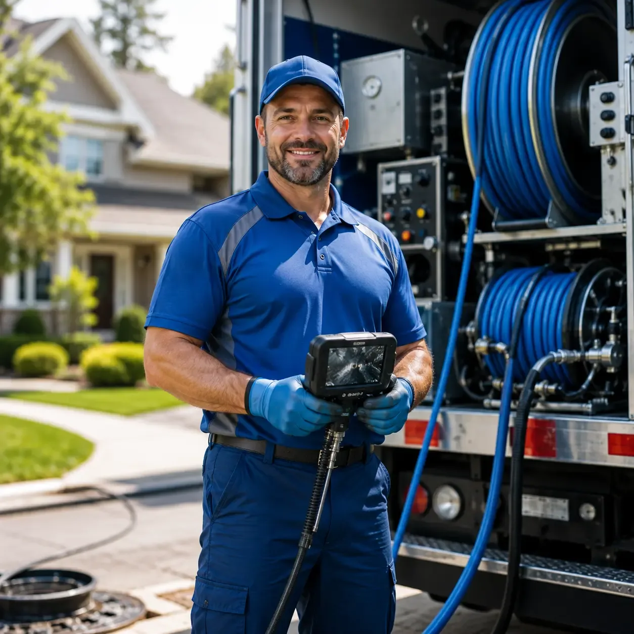 Local outdoor drain cleaning specialists in Lewisville, NC